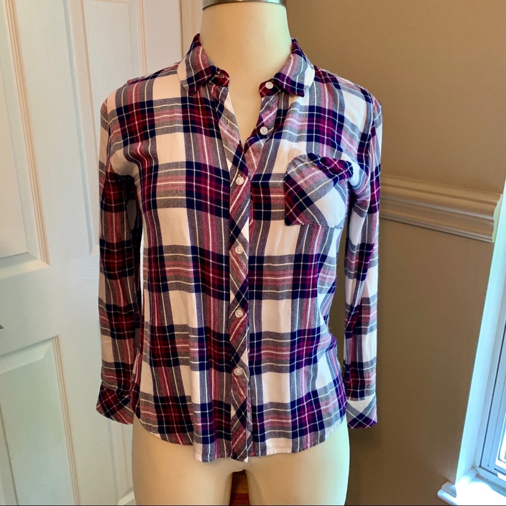 Rails | Hunter Plaid Flannel Button Down